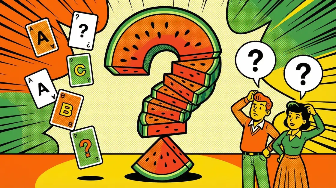 今日吃瓜 瓜田竞猜漫画横幅